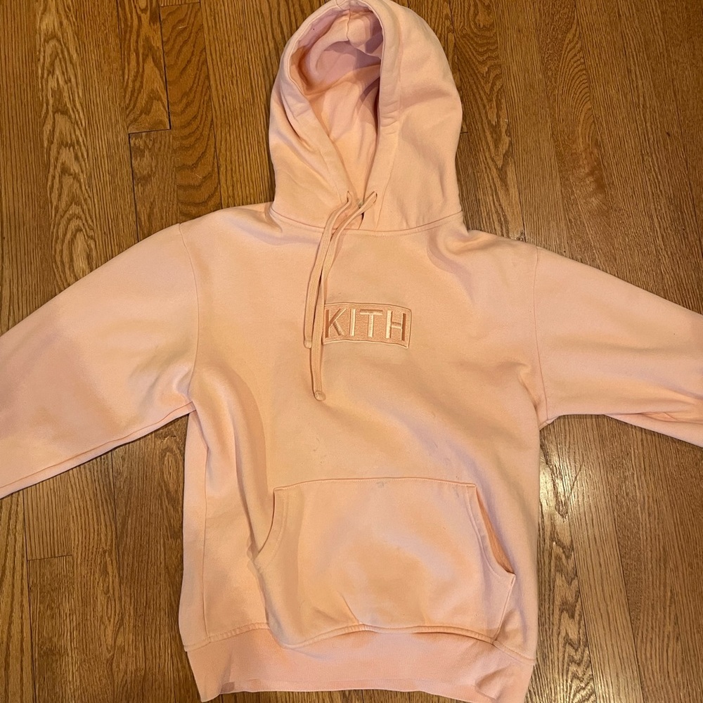 Kith Pastel Salmon Hoodie Size M